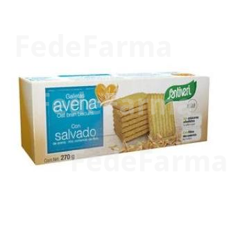 GALLETAS DE AVENA CON SALVADO 260GR. SANTIVERI
