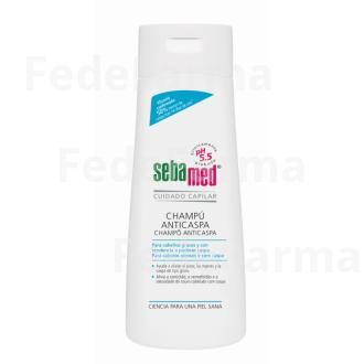 CHAMPU DERMATOL ANTICASPA CABELLO GRASO 200ML. SEBAMED