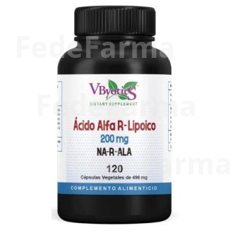 ACIDO ALFA R-LIPOICO 120CAP. VBYOTICS