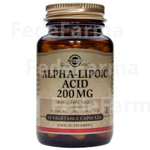 ACIDO ALFA LIPOICO 200MG. 50VEGICAPS SOLGAR