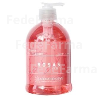 JABON MANOS ROSAS PACK 6X500ML. SYS