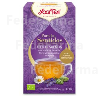 YOGI TEA FELICES SUENOS PARA LOS SENTIDOS 20INF. YOGI TEA