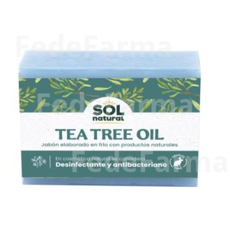 JABON EN PASTILLA DE TEA TREE 100GR. SOLNATURAL