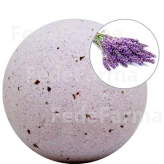 BOMBA DE BANO ESPUMOSA LAVANDA C/PETALOS 12X140GR. SYS
