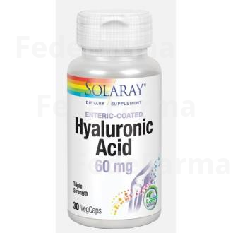 HYALURONIC ACID 60MG. 30CAP. SOLARAY