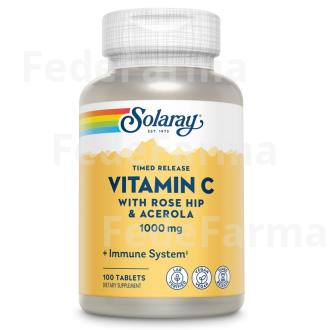 VITAMINA C 1000MG 100COMP SOLARAY