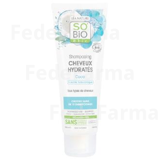 CHAMPU HIDRATANTE COCO-AC. HIALURONICO 250ML. SO`BIO ETIC