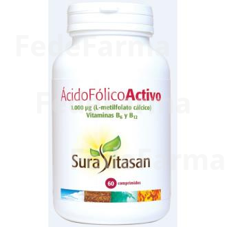 ACIDO FOLICO ACTIVO 60COMP. SURA VITASAN