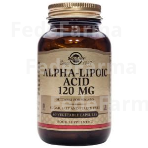 ACIDO ALFA LIPOICO 120MG. 60VEGICAPS SOLGAR