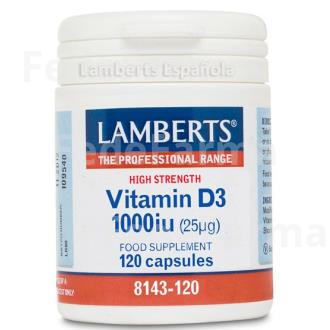 VITAMINA D3 1000UI 120CAP. LAMBERTS
