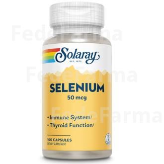 SELENIUM 50MCG. 100CAP. SOLARAY