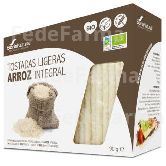 TOSTADAS DE ARROZ INTEGRAL 90GR. SORIA NATURAL