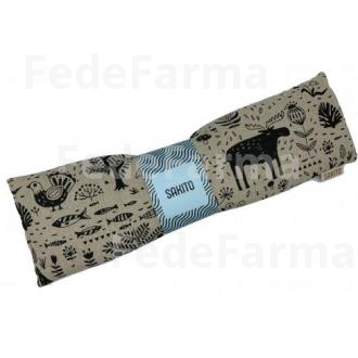 SACO TERMICO CERVICAL SEMILLAS ANIMALES 42X13 1UD SAKITO