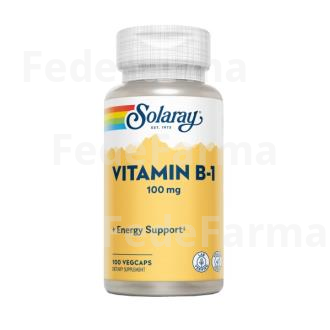 VIT. B1 100MG. 100CAP. SOLARAY