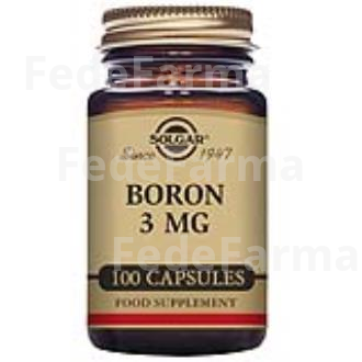 BORO 3MG. 100CAP. SOLGAR