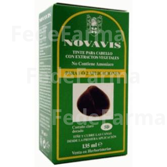 TINTE NOVAVIS 5D CASTANO CLARO DORADO 120ML. NOVAVIS