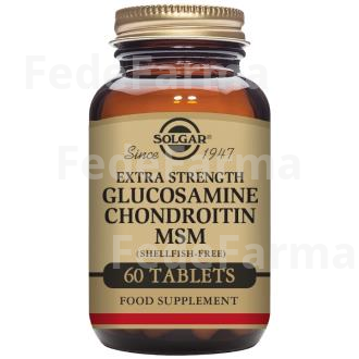 GLUCOSAMINA CONDROITINA MSM CONCENTRADO 60COMP. SOLGAR