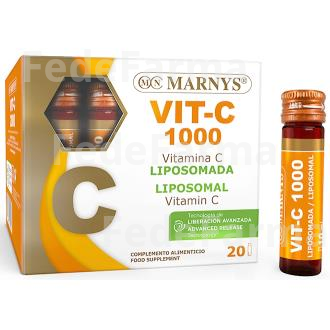 VIT C 1000 VITAMINA C LIPOSOMADA 20AMP. MARNYS