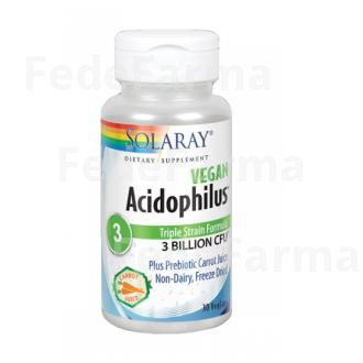 ACIDOPHILUS PLUS 30CAP. (REFRIGERACION) SOLARAY