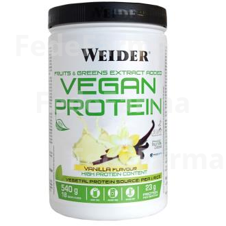 WEIDER VEGAN PROTEIN VAINILLA 540GR. WEIDER