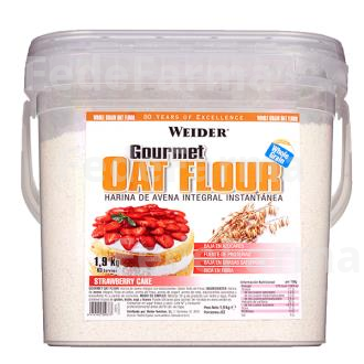 WEIDER HARINA DE AVENA TARTA DE FRESA 1,9KG. WEIDER