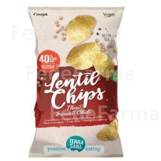 CHIPS DE LENTEJAS THAI CON CHILI DULCE 75GR. VEGAN TERRASANA