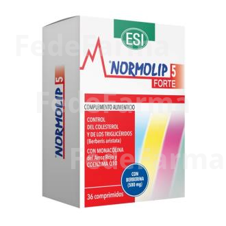 NORMOLIP 5 FORTE 36COMP. TREPATDIET-ESI