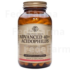 40 PLUS ACIDOPHILUS AVANZADO 60VEGICAPS SOLGAR