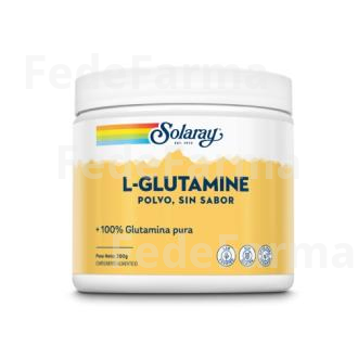 L-GLUTAMINE SABOR NEUTRO POLVO 300GR. SOLARAY