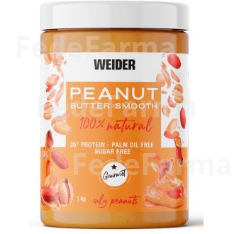 WEIDER PROT PEANUT CREMA CACAHUETE 1KG. VEGAN WEIDER
