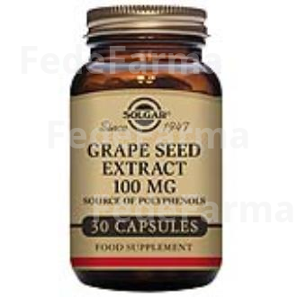 SEMILLA UVA GRAPE SEED 100MG 30C SOLGAR