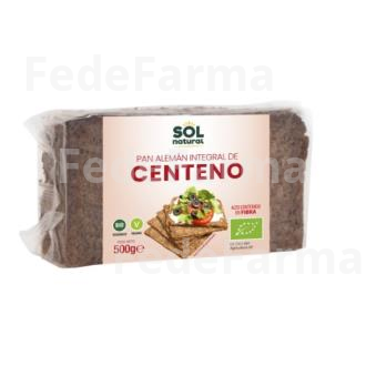 PAN ALEMAN DE CENTENO INTEGRAL 500GR. SOLNATURAL