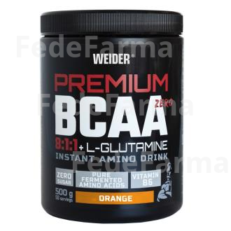 WEIDER BCAA 8:1:1 +L-GLUTAMINA NARANJA 500GR WEIDER