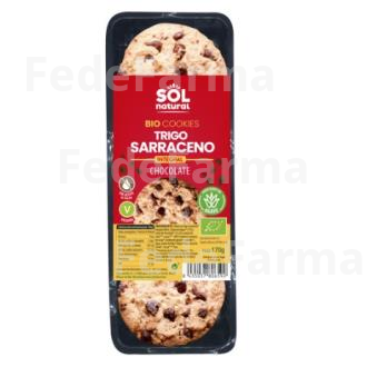 COOKIES DE TRIGO SARRACENO Y CHOCOLATE 170GR. BIO SOLNATURAL
