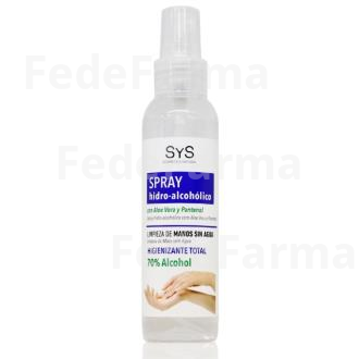 SPRAY HIDROALCOHOLICO HIGIENIZANTE 125ML. SYS