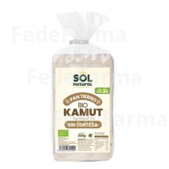 PAN DE MOLDE DE KAMUT SIN CORTEZA 300GR. BIO SOLNATURAL