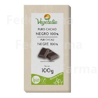 CHOCOLATE NEGRO 100% 100GR. BIO CCPAE VEGETALIA