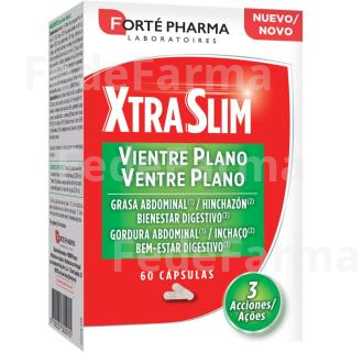 XTRASLIM VIENTRE PLANO GRASA ABDOMINAL 60CAP. FORTE PHARMA