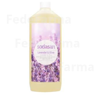JABON DE MANOS LAVANDA-OLIVA 1L. ECO SODASAN