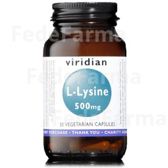 L-LISINA 500MG. 30CAP. VIRIDIAN