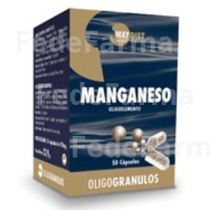 MANGANESO OLIGOGRANULOS 50CAPS. WAYDIET NATURAL PRODUCTS