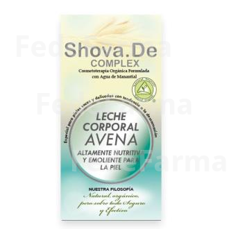 LECHE CORPORAL DE AVENA 250ML. SHOVADE