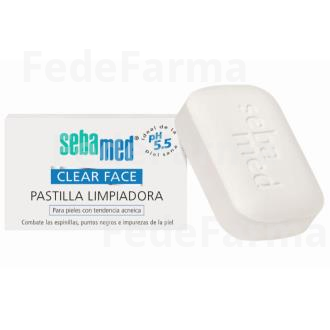 CLEAR FACE JABON PASTILLA PIEL GRASA 100GR. SEBAMED