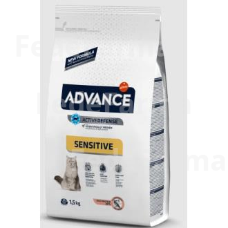 ADVANCE FELINE ADULT SENSITIVE SALMON ARROZ 1,5KG. ADVANCE VETERINARIA