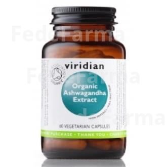 ASHWAGANDHA EXTRANCTO 60CAP.VEG. BIO VIRIDIAN