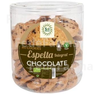 COOKIES DE ESPELTA CON CHOCOLATE 1,3KG BIO SOLNATURAL