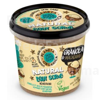 EXFOLIANTE CORPORAL GRANOLA-MACADAMIA NUT 360ML. SKIN SUPER GOOD