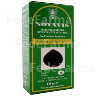 TINTE NOVAVIS 4R CASTANO COBRIZO 120ML. NOVAVIS