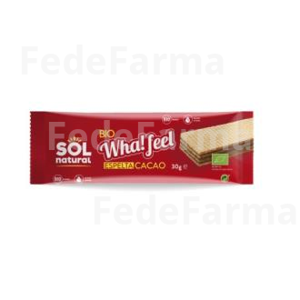 WHA FEEL SNACK DE ESPELTA Y CACAO 20UDSX30GR. BIO SOLNATURAL