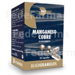 MANGANESO-COBRE OLIGOGRANULOS 50CAPS. WAYDIET NATURAL PRODUCTS